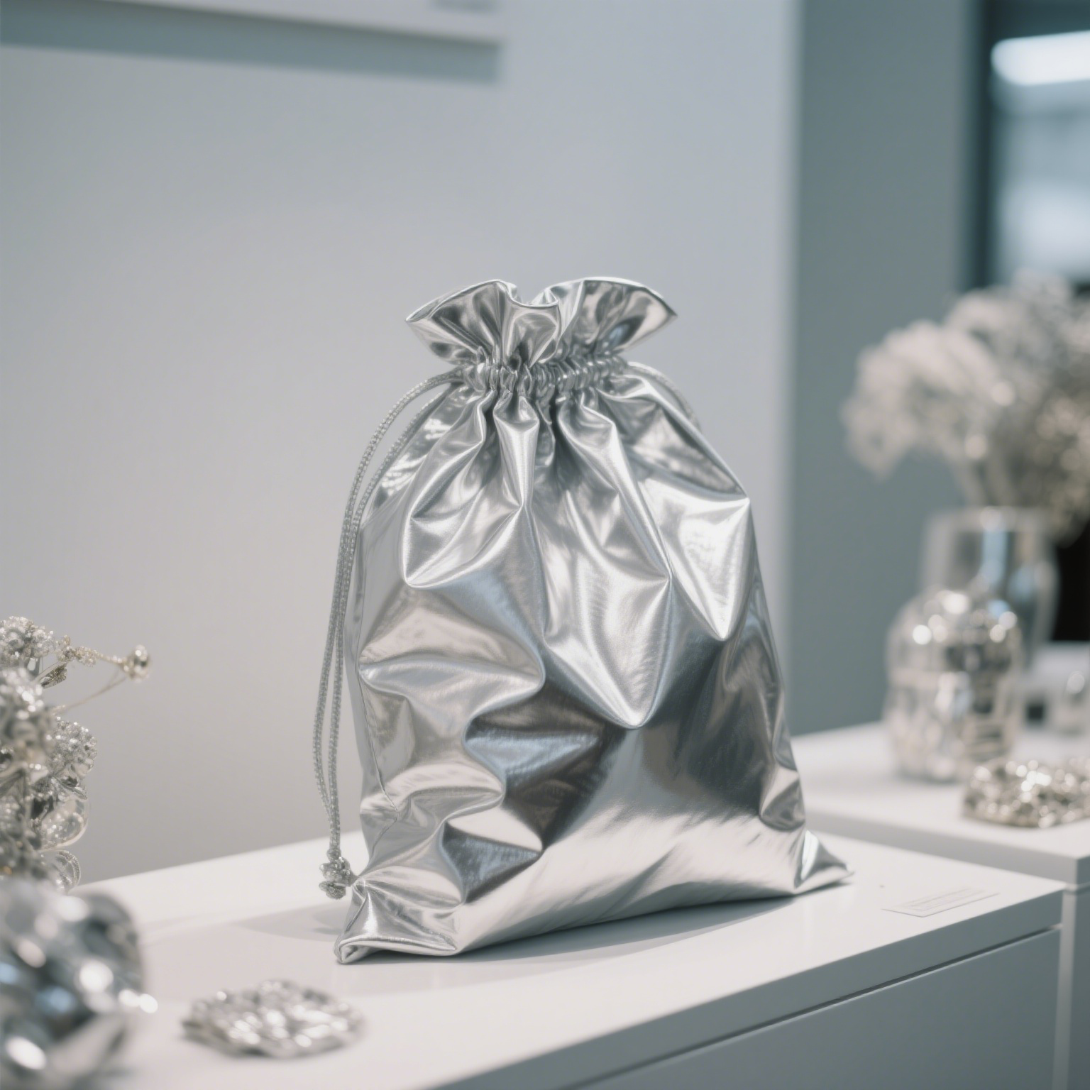 银色袋子 漂浮铝银浆