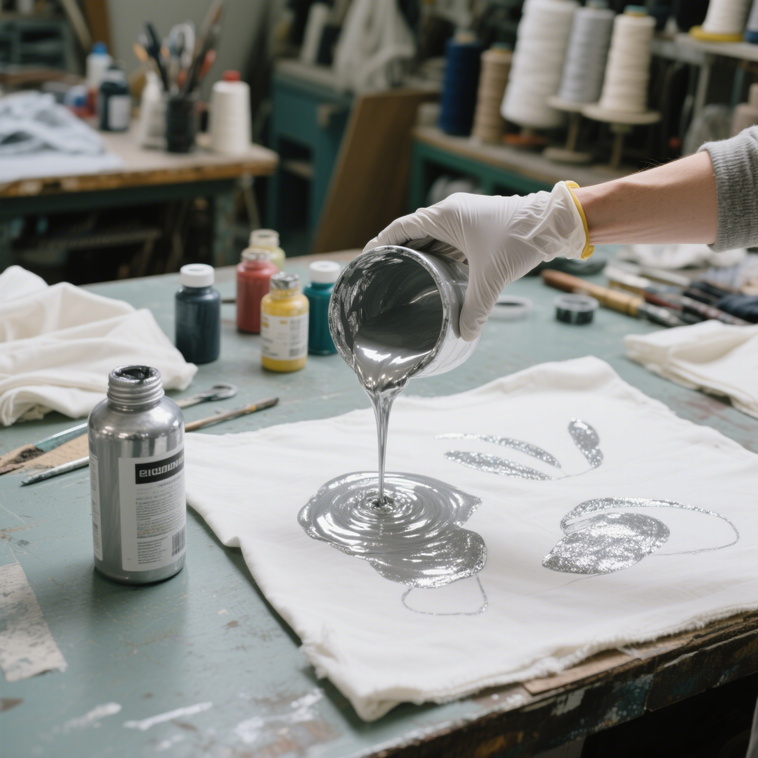 纺织油墨 漂浮铝银浆 