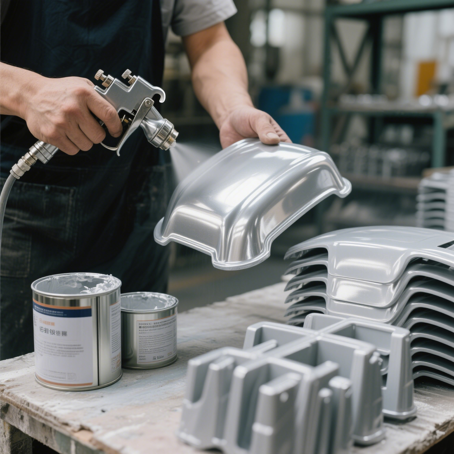 塑胶漆 漂浮铝银浆 